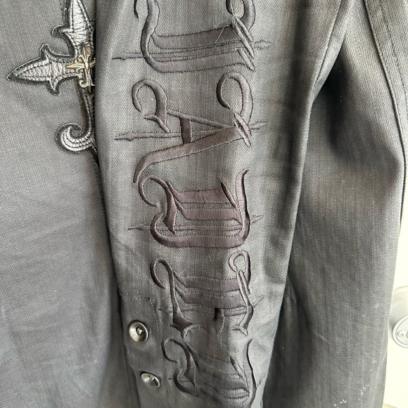 Jaded by Knight Leather/Cotton Jacket Size XL - Picture 5 of 16